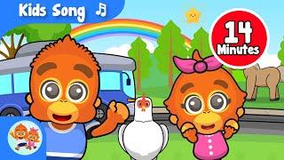 Lagu Anak Bahasa Inggris Terkenal  Kumpulan Lagu 14 Menit  Coco dan Nana