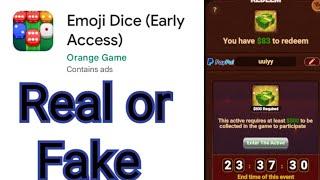 Emoji Dice  Emoji Dice Legit  Emoji Dice real or Fake  Emoji Dice PayPal Payout Proof  Emoji App