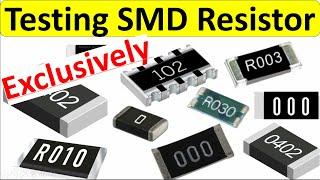 Testing SMD Resistors with multimeter Like experts - resistors codes and symbols - electronic repair