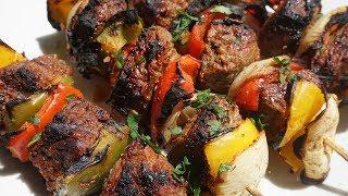 How to make beef kabobs Easy Beef Kabobs Recipe