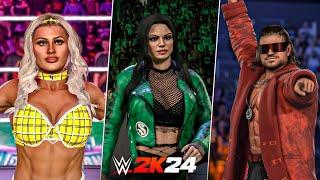 WWE 2K24 Amazing Updated Attires & Created Superstars To Download