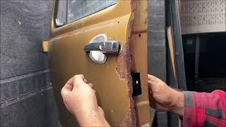 VW Beetle COMPLETE DOOR teardown NIGHTMARE