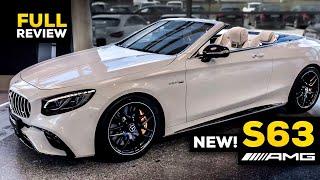 2020 MERCEDES AMG S63 Cabriolet NEW FACELIFT $295000 V8 FULL Review Interior 4MATIC+