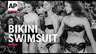 Bikini Swimsuit - 1946  Movietone Moment  5 July 2024