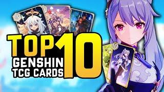 TOP 10 OVERPOWERED Cards You NEED and How to Get Them - Genius Invokation TCG - Genshin Impact