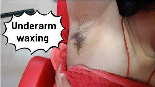 Underarm waxing Armpit waxing at parlourunderarm waxingarmpit hair removal waxing