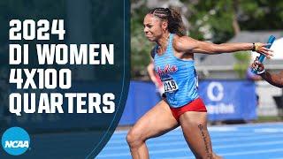 Womens 4x100 relays - 2024 NCAA Outdoor Track and Field East and West Quarterfinals