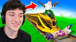 Fortnite But Train Loot Only...