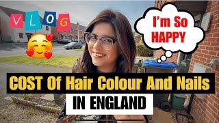 Hair Colour And Nail Extension Cost In UK  Got New Hair Colour And Nails  Avi UK Diaries
