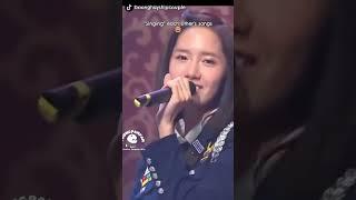 Yoona & Junho Singing each others songs  #kdrama #yoona #leejunho #shorts #shortsfeed