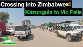 Crossing into Zimbabwe by Car  Kazungula to Victoria Falls  Zim Ep 1
