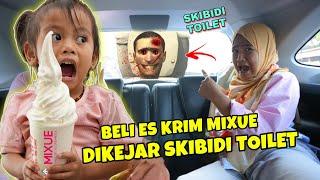 DEDE BAYI BELI ES KRIM MIXUE DIKEJAR SKIBIDI TOILET  CHIKAKU FAMILY