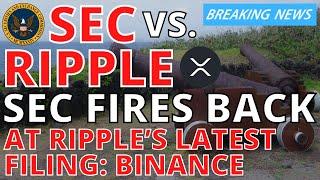 XRP Ripple news today  SEC Response to Ripple’s Notice of Supplemental Authority regarding Binance