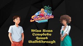 Summertime Saga v 0.15.30  Miss Ross Complete Quest Walkthrough  18+