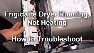 How to Troubleshoot a Frigidaire Dryer that Runs but No Heat