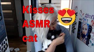 Cuddles kisses with cat ASMR no talking