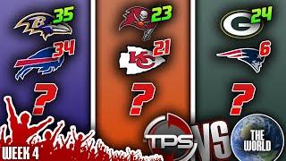 2022 NFL Week 4 PICKS PREDICTIONS & PRIZES TPS vs THE WORLD