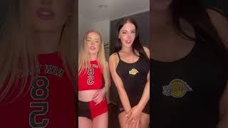 Left or Right?  TikTok Challenge  Amber Paige and April Mae