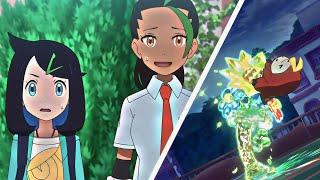 Roy VS Gym Leader Terastal Sudowudo - NEMONA IN THE ANIME - Pokemon Horizons Episode 10 AMV