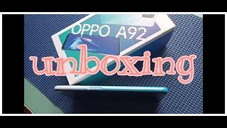 Unboxing Oppo A92  Naka sale na