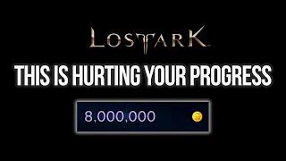 LOST ARK STOP WASTING YOUR GOLD & MATERIALS BEGINNERS LISTEN UP HARMONY SHARDS LEAPSTONES