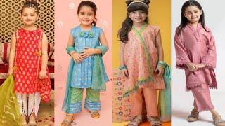 New 2024 Homemade dress designs for little girls  Trendy frock designs for baby girls