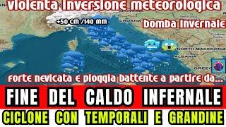 METEO ITALIA AVVISO GRANDE CICLONE SPAZZERA VIA CALDO INFERNALE CON TEMPORALI E GRANDINE GROSSA..