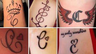 C Letter Tattoos For Girls  Letter C Tattoo Design Ideas  Best Letter Tattoos For Girls