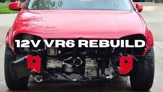 MK4 GTI 12v VR6 Engine Rebuild in 15 minutes