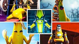 Evolution of Peely in Fortnite Trailers & Cutscenes  Peely - Peelverine