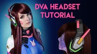 D.Va Cosplay Headset Tutorial - EVA Foam