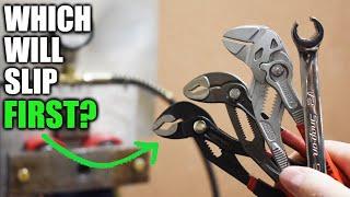 Can Pliers Beat a Wrench? Knipex Pliers Wrench vs Cobra & Amazon Basics Clone