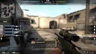 Counter Strike Global Offensive 1v4 AWP Ace