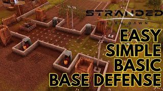 STRANDED ALIEN DAWN Basic and Simple DEFENSE