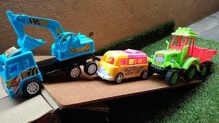 mini van and army van and tractor video Kiran Toys world