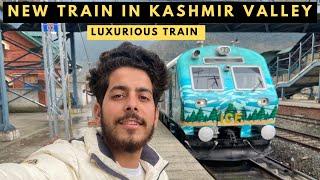 USBRL  NEW TOURIST AC TRAIN IN KASHMIR VALLEY