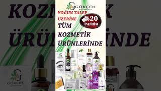 Tüm Kozmetik Ürünlerinde %20 İndirim #ibrahimgökçek #gokcekmarket #kozmetik #kampanya #shorts