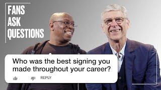 Ian Wright Puts Fan Questions To Arsène Wenger  FAQs SPORTbible