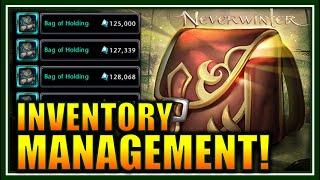 Dont Miss Out on Super Cheap Inventory Space PC Inventory Management Tips - Neverwinter 2024