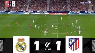 Real Madrid contre Atlético Madrid 1-1  LaLiga 202425  Résumé de Match 