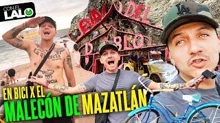  ¿Vale la pena recorrer el malecón de Mazatlán en bici?  ¡Te lo muestro  #ConElLalo ️