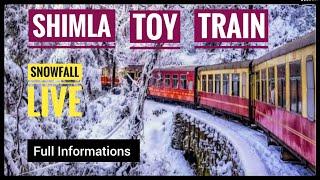 Shimla toy train in snow। Kalka to shimla toy train। Shimla train journey snow। Shimla tourit place।