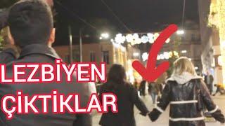 KİZLAR LEZBİYEN ÇİKTİ   ŞOK OLDUM KONUŞMALARİNDAN