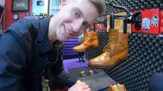 ASMR SHOE SHINE  Allen Edmonds DALTON BOOT  JASON DORNSTAR ASMR