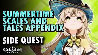 Summertime Scales and Tales Appendix Afterworld Quest  Genshin Impact 4.8