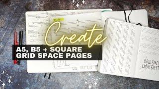 How To Make Grid Spacing Cheat Sheets for Your Bullet Journals + Free Printable