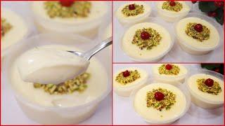 10 Minutes Easy Dessert Recipe  Delicious Milk Pudding Recipe