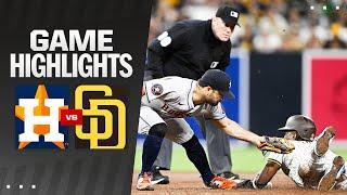 Astros vs. Padres Game Highlights 91624  MLB Highlights