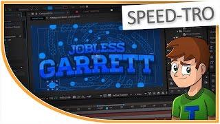 SPEED-TRO @JoblessGarretts 2D Animated YouTube Intro - SpeedArtSpeed-Design - After Effects