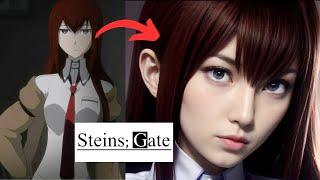 AI Renders SteinsGate Characters in Real Life